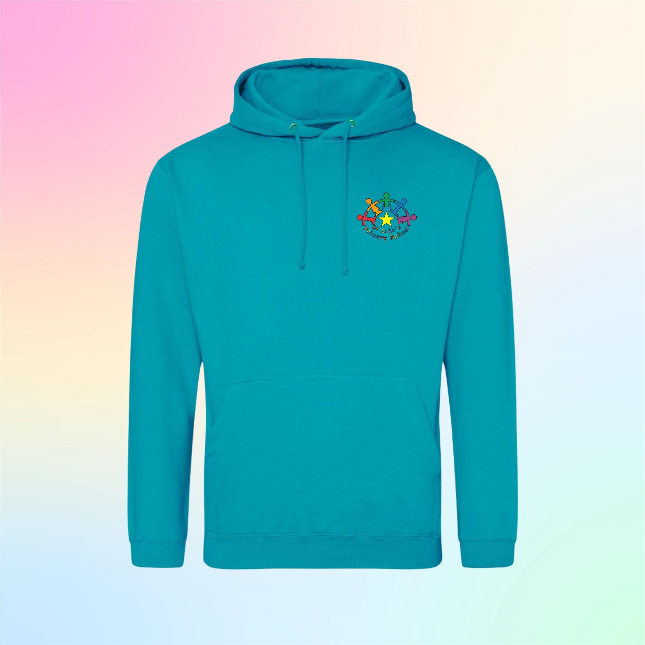 st lukes logo hoodie