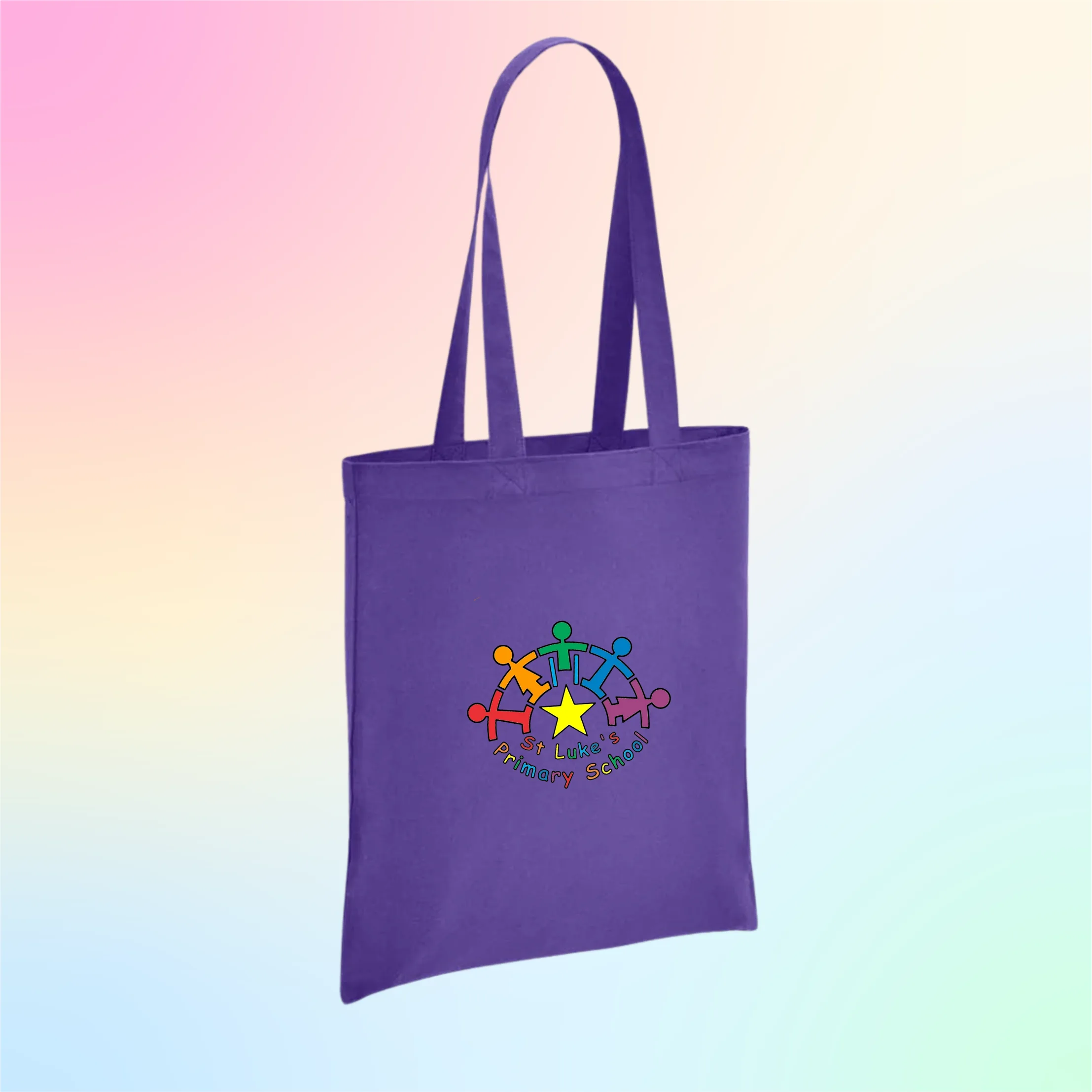 st lukes logo tote